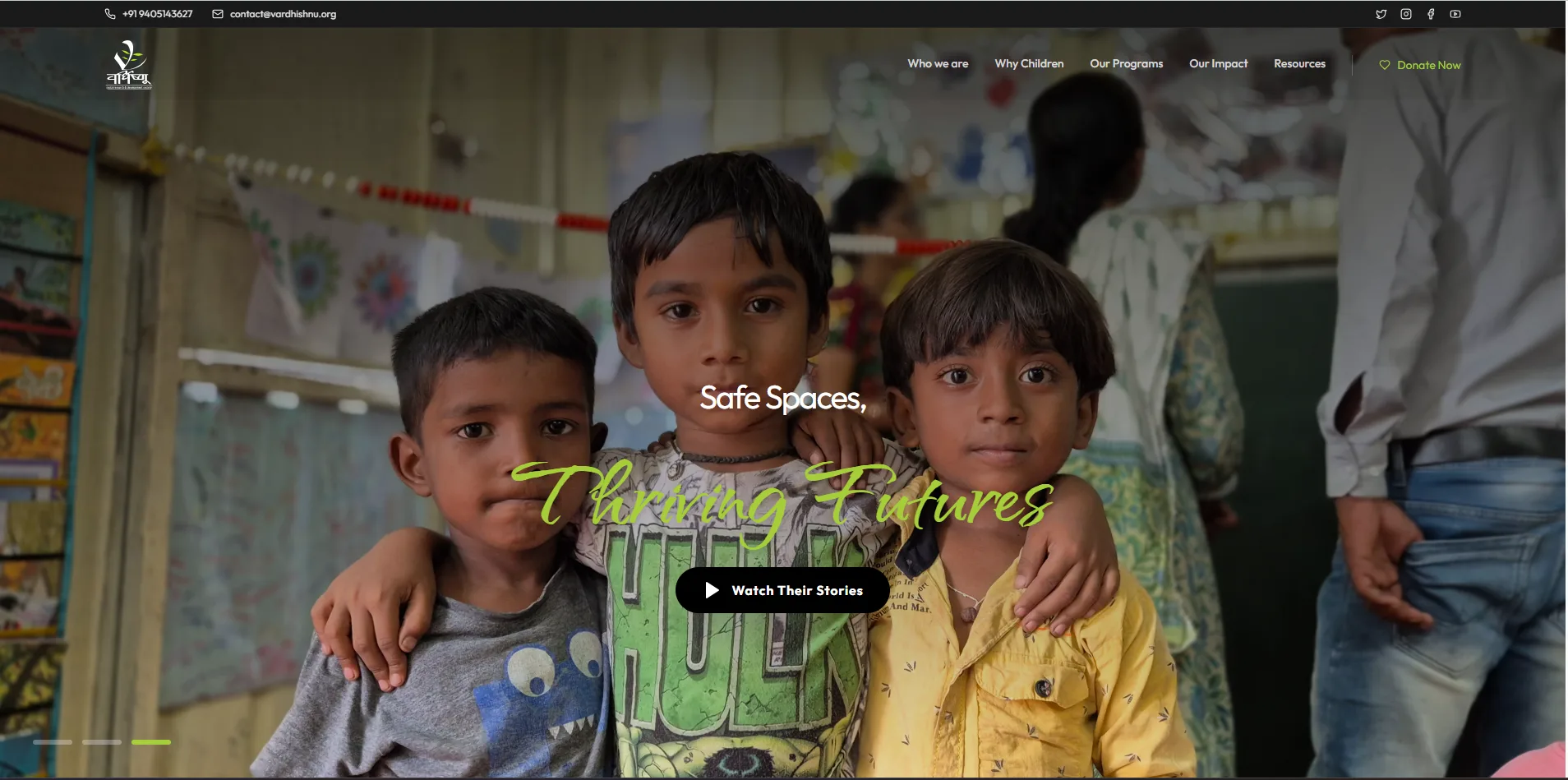 Vardhishnu — website
